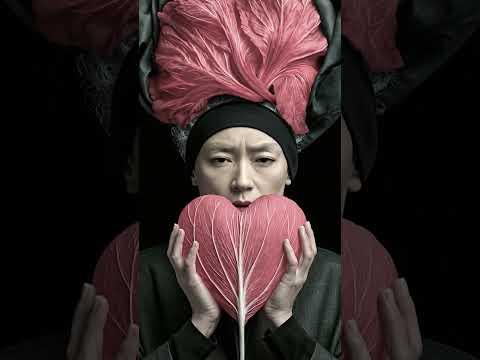 Beautiful Pink Heart: Surreal AI Short video
